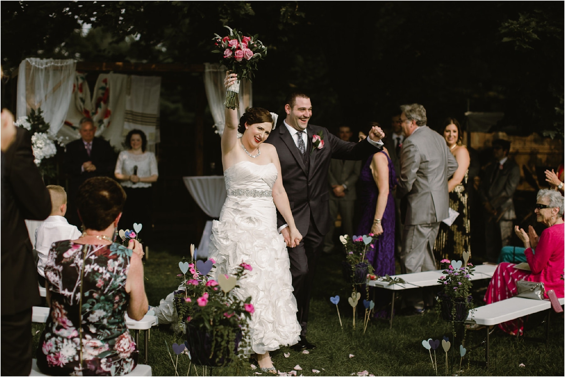 Intimate Backyard Wedding Ann Arbor